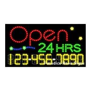  Open 24 Hrs LED Sign