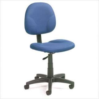 Boss Office Products Mid Back Ergonomic Task Chair without Arms Black 