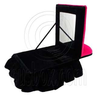 Black Pink Big Bed Jewelry Box 16 for Blythe Dolls House Dollhouse 