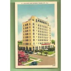  Postcard Vintage Hotel Dixie Sherman Panama City Florida 