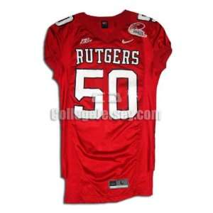  Insight Bowl Rutgers football jersey #50 Sports 