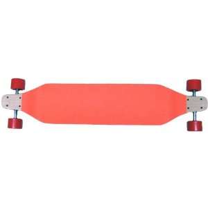   DOWN LONGBOARD Skateboard ORANGE with 76mm Wheels and Abec 7 Bearings