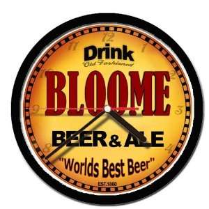  BLOOME beer and ale cerveza wall clock 