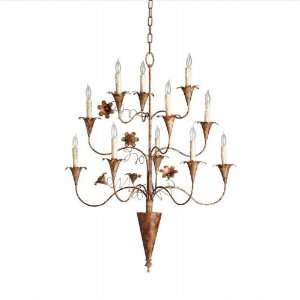  Bloomy 32 Bronze Chandelier