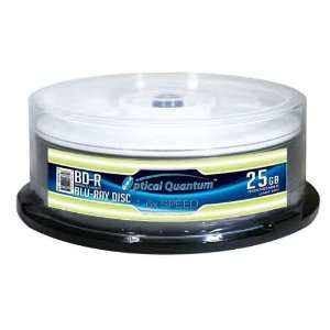   Blu ray Single Layer Recordable Disc BD R Logo Top, 25 Disc Spindle