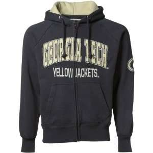  Georgia Tech Yellow Jackets Navy Blue Competition Full Zip 