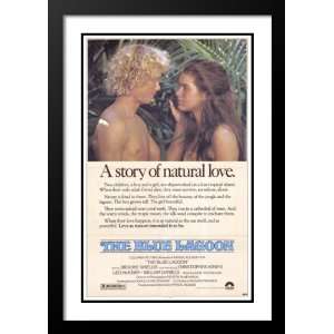  The Blue Lagoon Framed and Double Matted 20x26 Movie 
