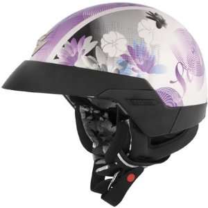 Scorpion EXO 100 Graphics Helmet, Lily Purple, Primary Color Purple 