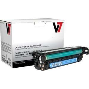  V7 Toner Cartridge   Remanufactured for HP (CE261A)   Cyan 