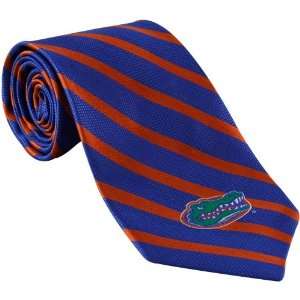    Florida Gators Royal Blue Striped Woven Silk Tie