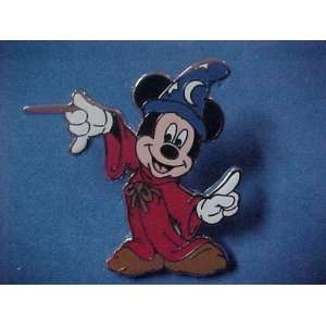    Sorcerer MICKEY Fantasia Wand Held Out Disney Pin 