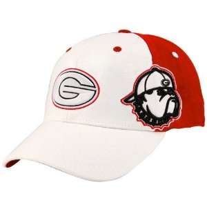 Top of the World Georgia Bulldogs Red White X Ray Flex Fit Hat  