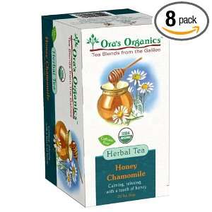 Oras Organics Honey Chamomile New, 0.92 Ounce Boxes (Kosher for 