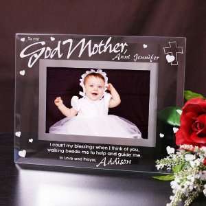  To My Godparent Glass Picture Frame 