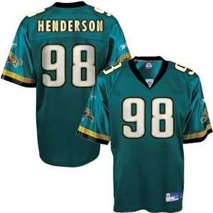  Reebok NFL Equipment Jacksonville Jaguars #98 John Henderson 