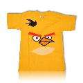 Men Funny T Shirt Angry birds yellow All sizes  