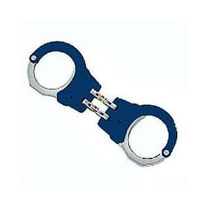  ASP Hinge Handcuffs   Blue