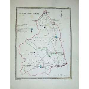 Topographical Map England Northumberland Newcastle