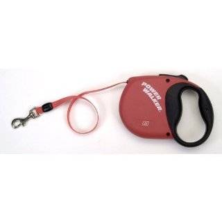 Power Walker Retractable Lead, Small up to 25 LBS, Red