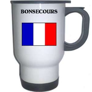  France   BONSECOURS White Stainless Steel Mug 