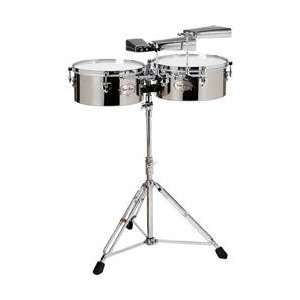  Gon Bops Tumbao Series Timbales Chrome/Steel Musical 