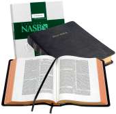 bible features the new american standard with wide margins and black 