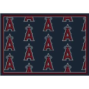  MLB Team Repeat Los Angeles Angels Baseball Rug Size 7 8 