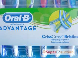   individual sealed Oral B Advantage CrissCross Bristles ToothBrushes