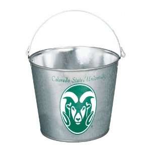  Colorado State Rams Bucket 5 Quart Galvanized Pail 