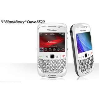NEW BLACKBERRY CURVE 8520 WHITE WiFi AT&T T MOB. PHONE 843163050068 