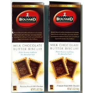 Bouvard Premium French Milk Chocolate Butter Biscuit Box   2 PACK NET 