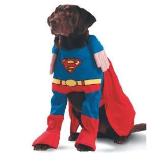  Superman Dog Costume Size Large