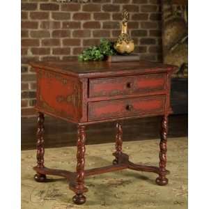    25524 Minorca Collection Accent Table Apple