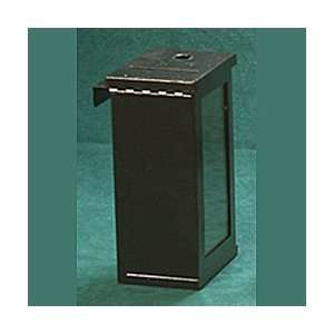   Poker Table Metal Toke Box With Window and J Hook