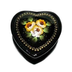   Lacquer Box Flowers from the Heart (Blue Flowers)