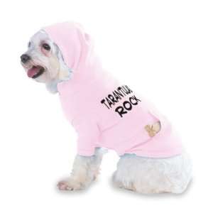 Tarantulas Rock Hooded (Hoody) T Shirt with pocket for your Dog or Cat 