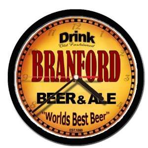  BRANFORD beer and ale cerveza wall clock 