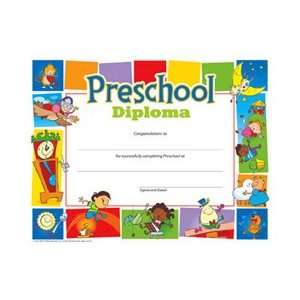  Preschool Diploma 8 1/2 x 11 Inch   30 Pack Office 