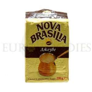Nova Brasilia Turkish Bulgarian Coffee 200g Brown  Grocery 