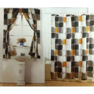  Modern Design Water Repellent Shower and Window Curtain 