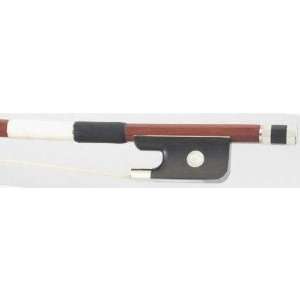  Brazilwood Student Bass Bow 1/4 Size French Musical 
