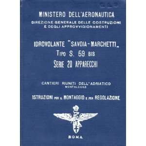  Marchetti S.59 Aircraft Maintenance Manual Sicuro Publishing Books