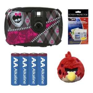  Monster High Digital Camera With Face Plates + Angry Birds 