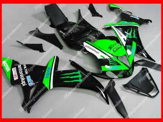 For 02 03 YAMAHA R1 YZF R1 Fairing Monster Green Y1228  