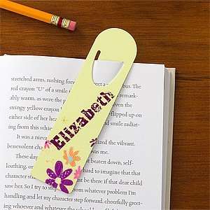  Personalized Bookmarks   Flowers