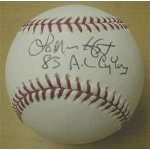  La Marr Hoyt Signed Chicago White Sox MLB Baseball 