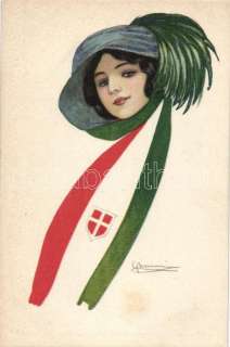 Artist Postcard Italian girl s Nanni WS86561  