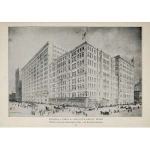  1902 Chicago Marshall Field & Co. Retail Store Print 