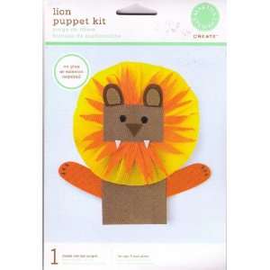  Lion Puppet Kit By Martha Stewart Create Toys & Games