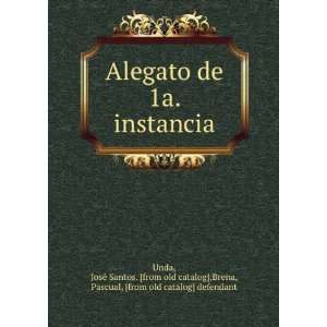   old catalog],Brena, Pascual, [from old catalog] defendant Unda Books